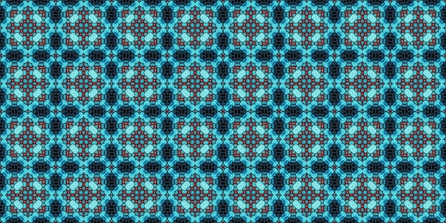 Photo seamless carpet pattern kaleidoscope art texture