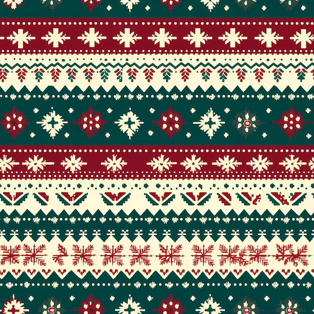 Photo seamless christmas pattern