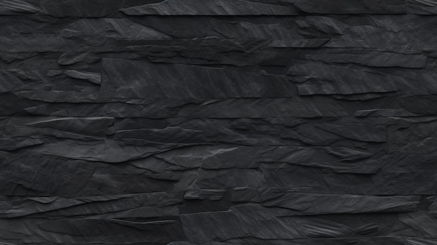 Seamless Dark Grey Black Slate Background Texture