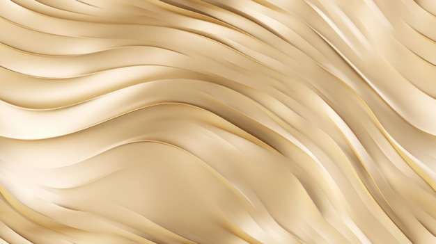 Seamless Elegant Wavy Wedding Gold Glistening Fabric