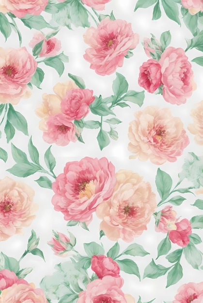 seamless floral pattern background