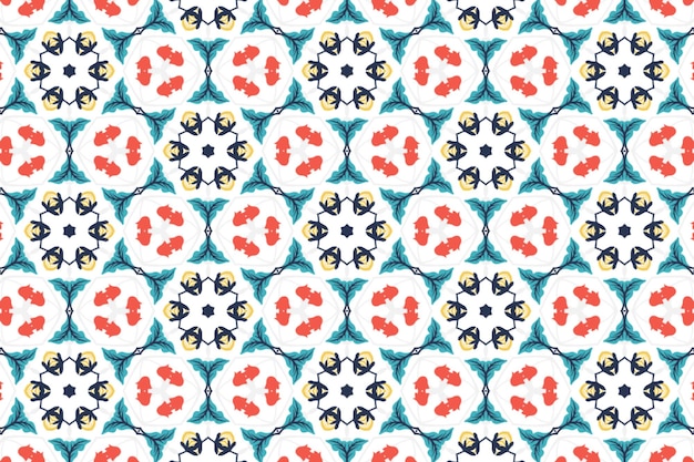 seamless flower textile pattern