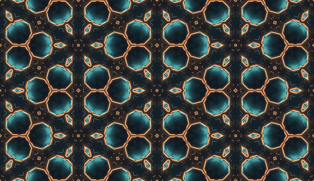 Seamless Geometric Abstract Pattern Background