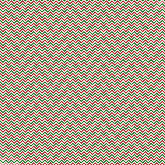 Seamless green and red chevron template abstract background