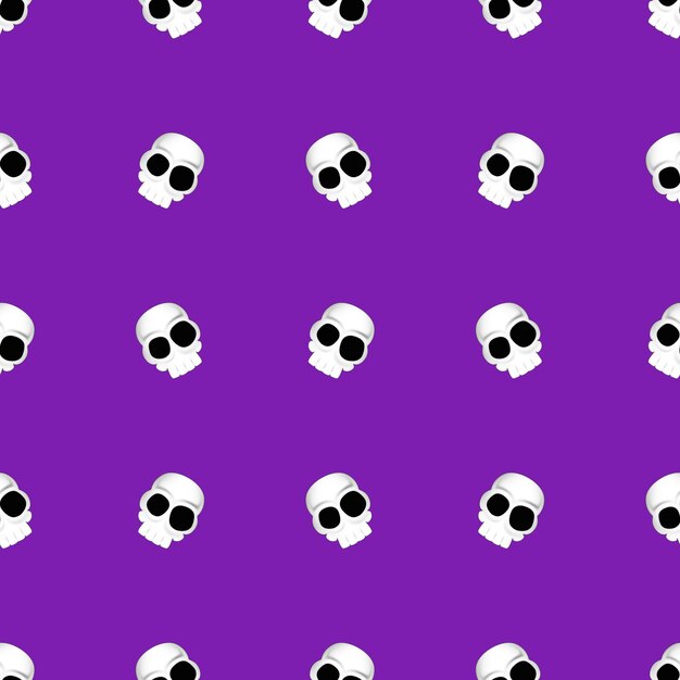 Seamless Halloween pattern. image of skulls.