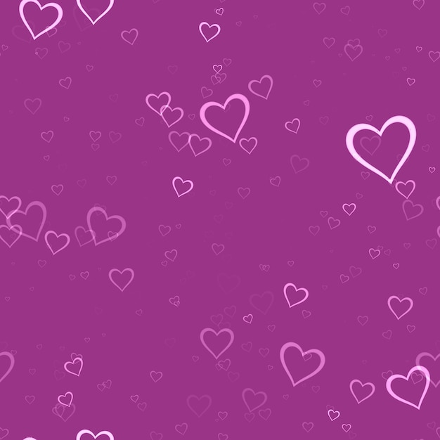 Seamless Hearts sprayed on background Happy Valentine Day Decoration Seamless Pattern