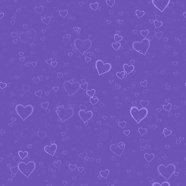 Seamless Hearts sprayed on background Happy Valentine Day Decoration Seamless Pattern