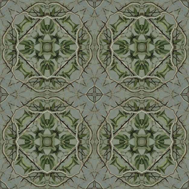 Seamless kaleidoscope pattern endless texture for wallpaper