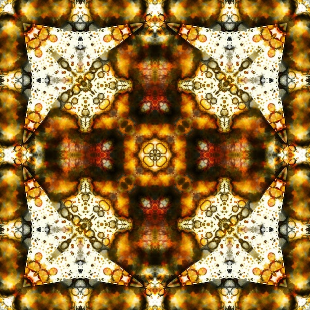 Seamless kaleidoscope pattern Texture art