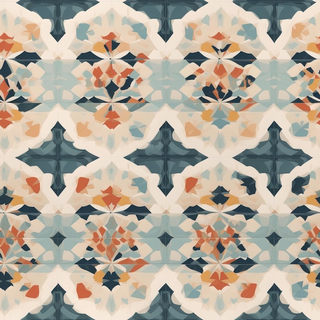 Seamless Minimalist Moroccan Tiles