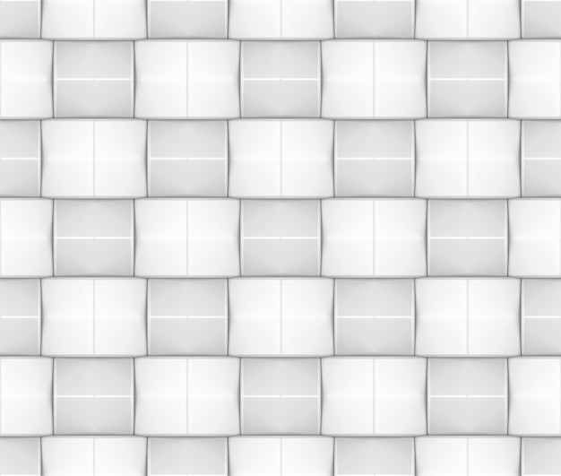 seamless modern weaving white and gray square shape pattern wall background.