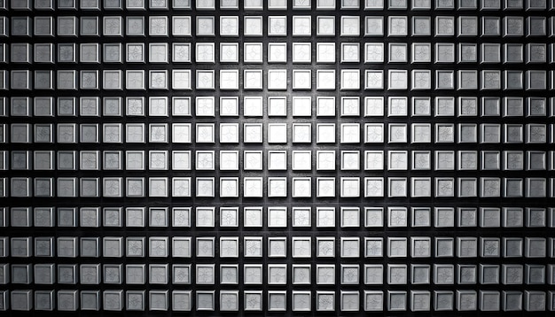 Seamless mosaic tile pattern isolated with white highlights