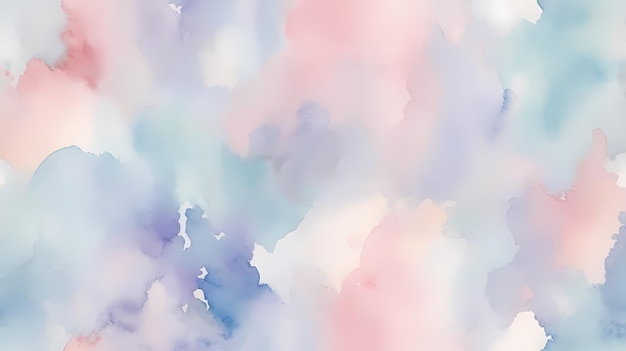 Photo seamless pastel watercolor pattern pink lavender light blue soft blending dreamy romantic stationery