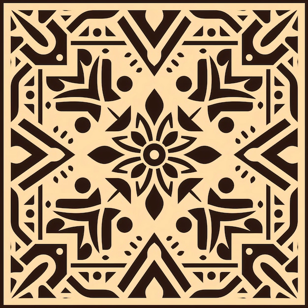 Seamless pattern in Aztec culture style Prin for textile wallpaper fabric or background