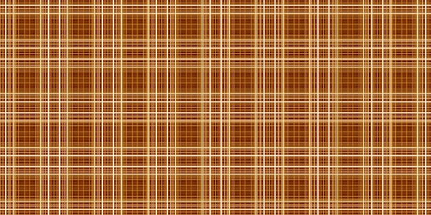 Seamless pattern of geometric lines Scottish pattern style The color is coffee brown