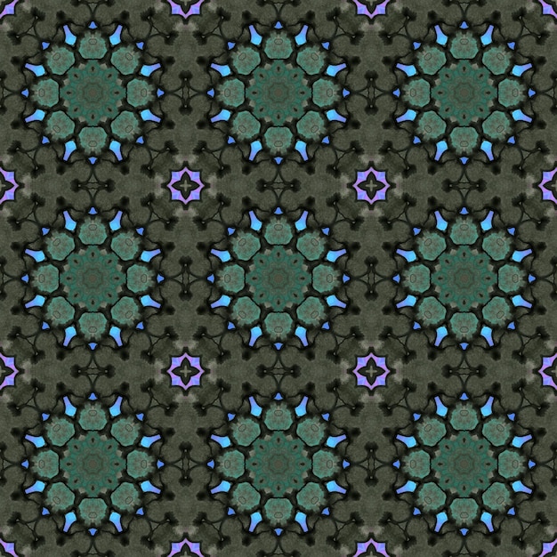 Seamless pattern Geometric pattern for printing and decoration Kaleidoscope texture