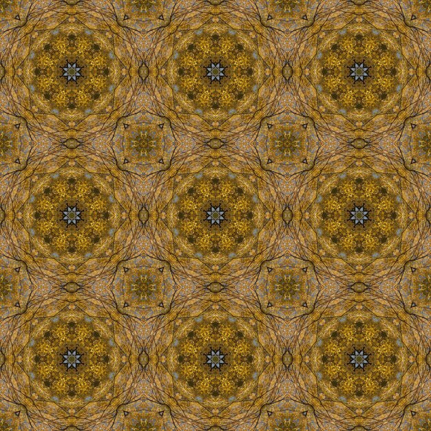 Seamless pattern Geometric pattern for printing and decoration Kaleidoscope texture