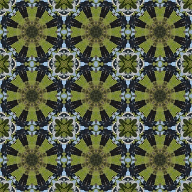 Seamless pattern Geometric pattern for printing and decoration Kaleidoscope texture