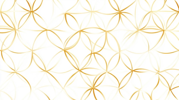 Photo seamless pattern of gold inspired geometric shapes