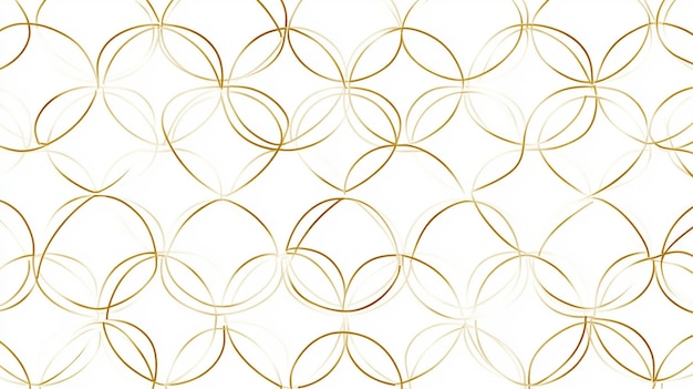 Photo seamless pattern of gold inspired geometric shapes