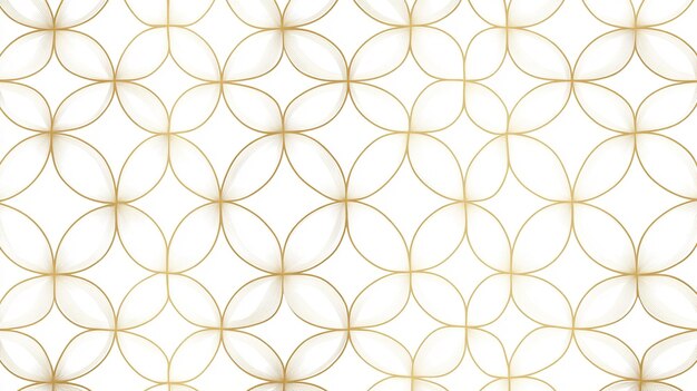 Photo seamless pattern of gold inspired geometric shapes