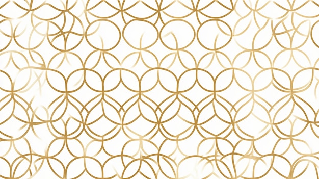 Photo seamless pattern of gold inspired geometric shapes