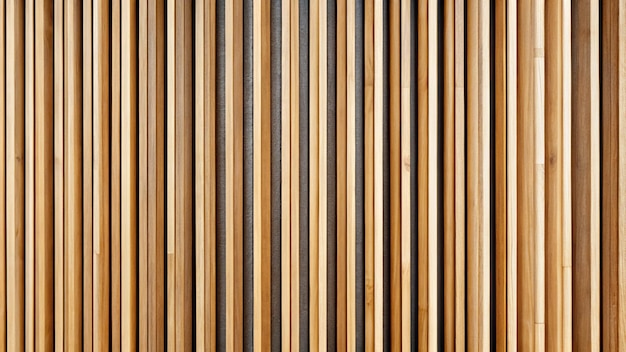 Seamless pattern of modern wall covering with vertical wooden slats for background