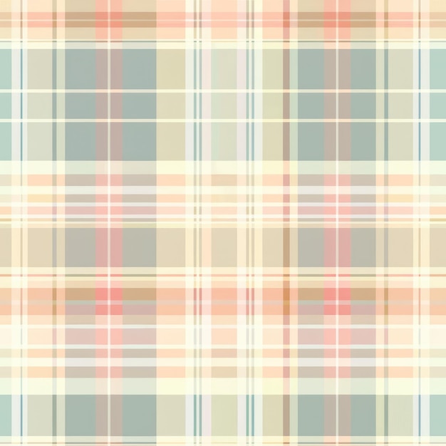 Seamless pattern ornament tartan check in pastel colors