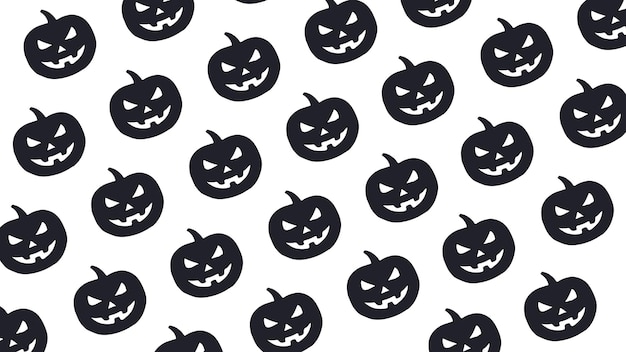 Seamless pattern of pumpkins filling the frame