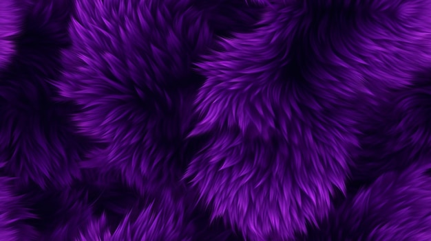 Seamless pattern purple fur background