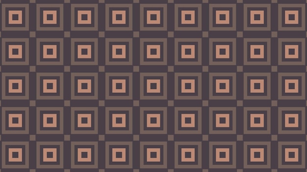 A seamless pattern of squares and squares on a dark background.