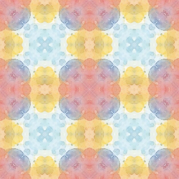 Seamless pattern of watercolor Handdrawn illustration