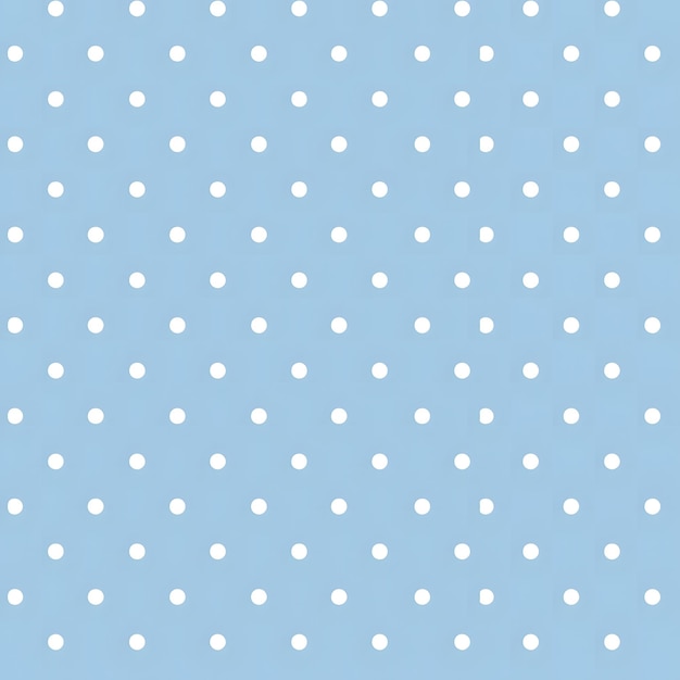 seamless pattern of white dots on light blue background