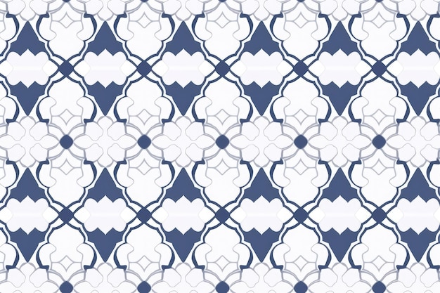 a seamless pattern of white flowers on a blue background