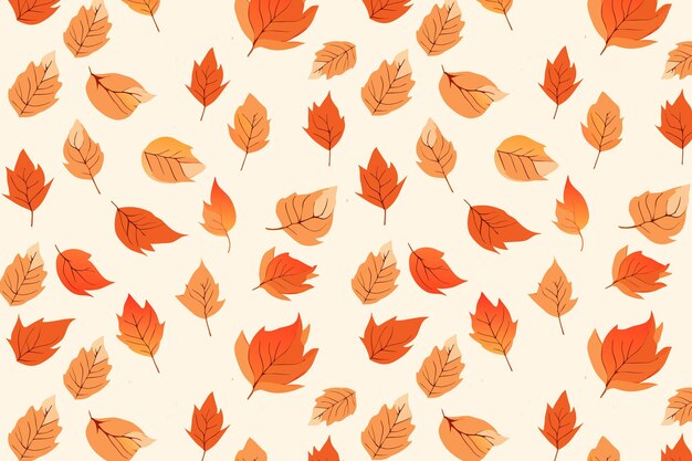 Photo seamless pattern with autumn leaves for banners cards flyers social media wallpapers