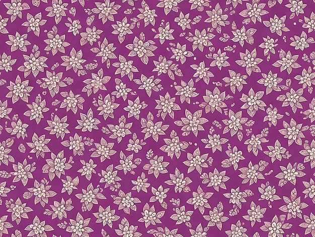 Seamless pattern with beautiful floral motifs