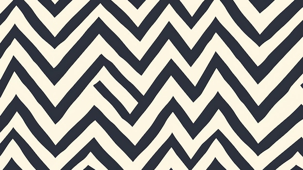 Photo a seamless pattern with a bold black chevron design on a white background