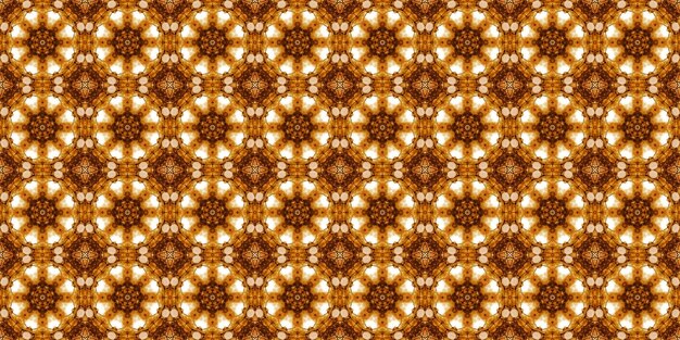 Seamless pattern with coffee and cola Gold texture