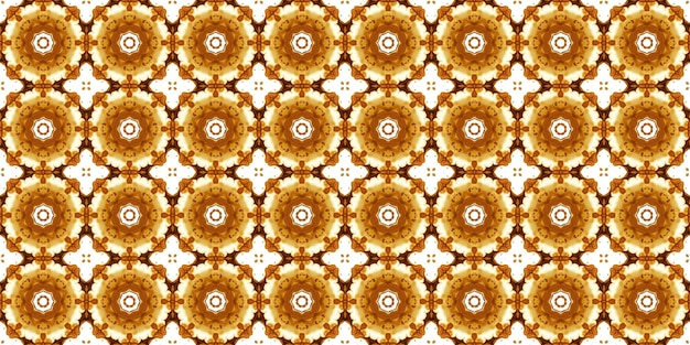 Seamless pattern with coffee and cola Gold texture