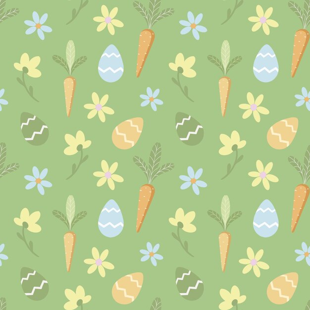 Seamless pattern with easter design