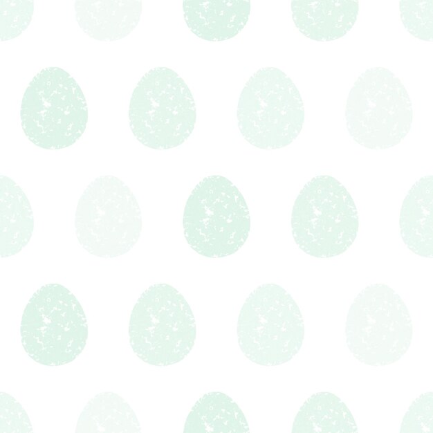 Seamless pattern with easter eggs hand drawn illustration in watercolor style