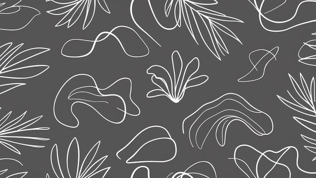 a seamless pattern with feathers and a pencil