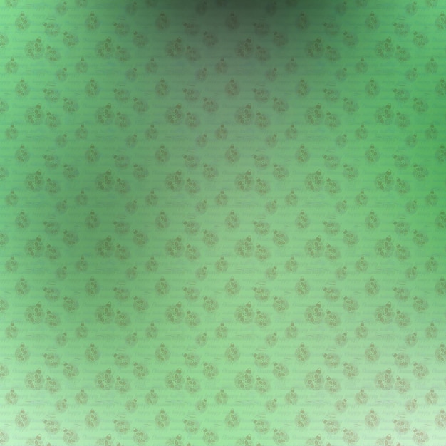 Seamless pattern with flowers on a green background