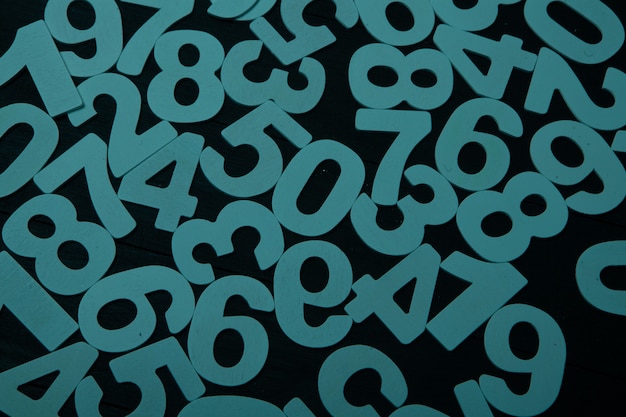 Seamless pattern with numbers or Background of numbers