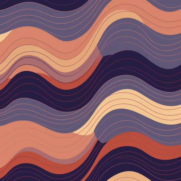 A seamless pattern with waves and the word wave on it.