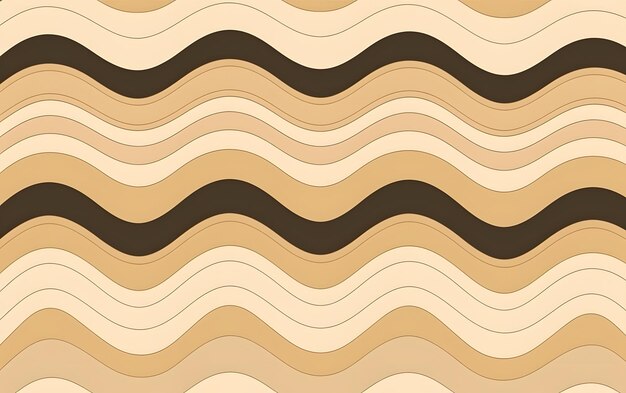 Photo a seamless pattern with waves and the word wave.