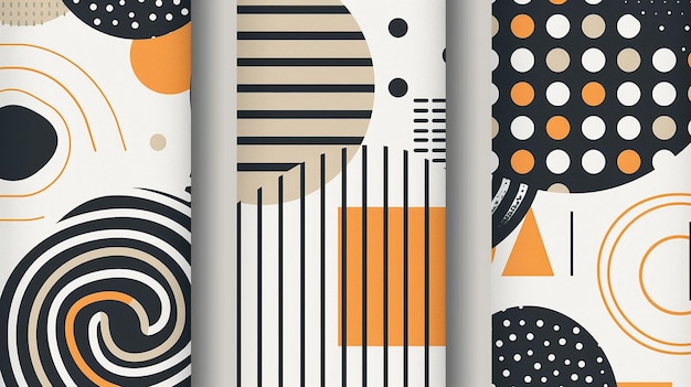 Seamless Patterns with Elegant Minimalistic Design