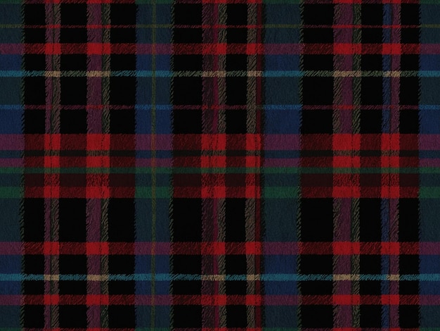 a seamless plaid tartan that is made by person