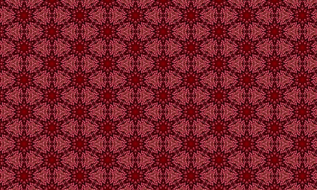 Seamless repeat abstract flower pattern design illustration