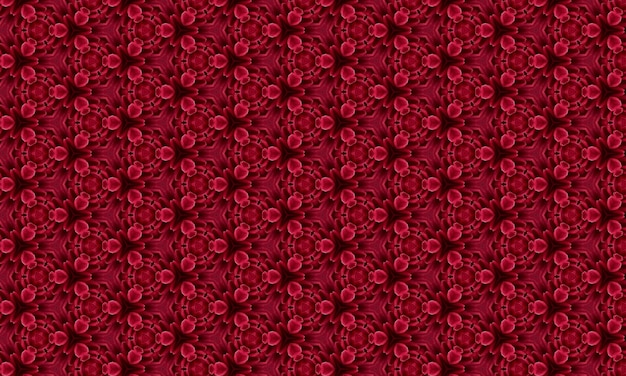 Seamless repeat abstract flower pattern design illustration